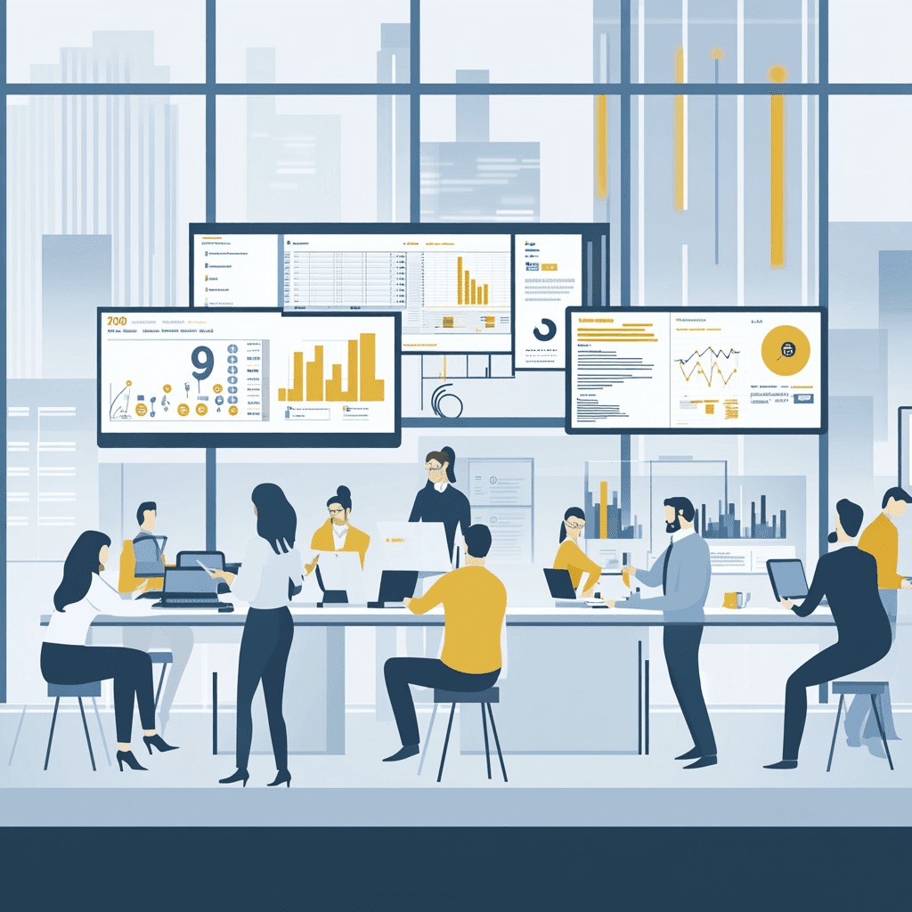 Our team of experts working together